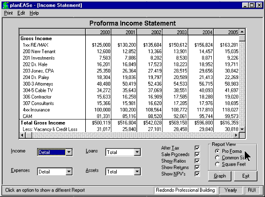 amortization income statement. simple income statement